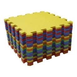 206996596 Soft EVA Foam Mat Flooring Tiles, Multicolor, 16 PC, 12" X 12", 16 Sq. Ft. -Carpet Floor Shop 030c29a946c6f21db6e57ded06ef9b8f 1800x1800