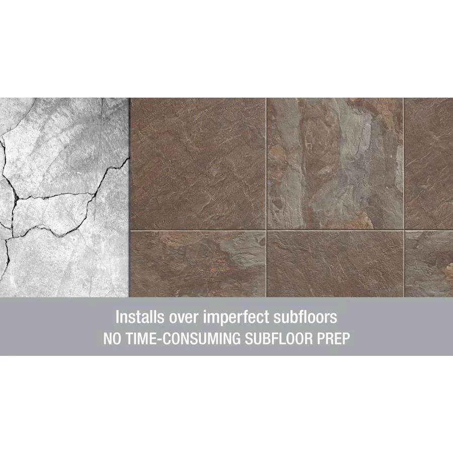 Armstrong Flooring Alterna 14-piece 16-in X 16-in Groutable Solid Betcha Black Glue (Adhesive) Vinyl Tile 3 Armstrong Flooring Alterna 14-piece 16-in X 16-in Groutable Solid Betcha Black Glue (Adhesive) Vinyl Tile - Image 3