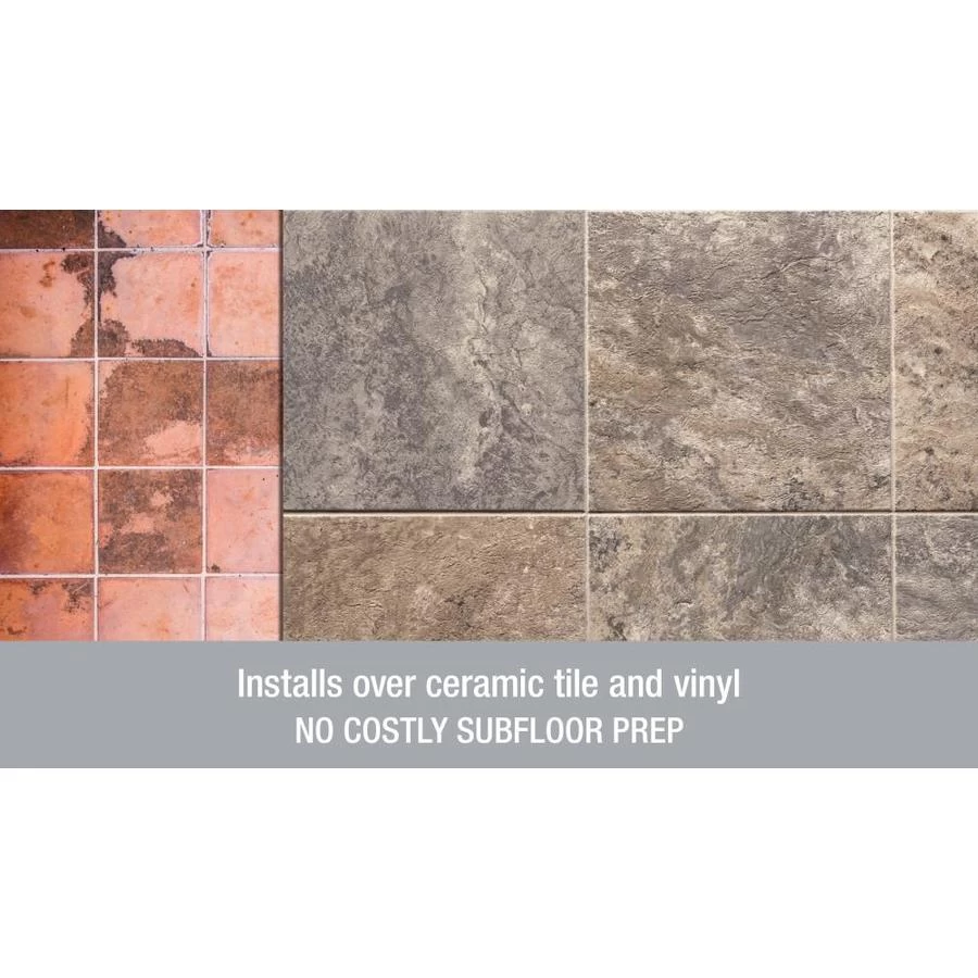 Armstrong Flooring Alterna 14-piece 16-in X 16-in Groutable Multistone Slate Blue Glue (Adhesive) Vinyl Tile 3 Armstrong Flooring Alterna 14-piece 16-in X 16-in Groutable Multistone Slate Blue Glue (Adhesive) Vinyl Tile - Image 3