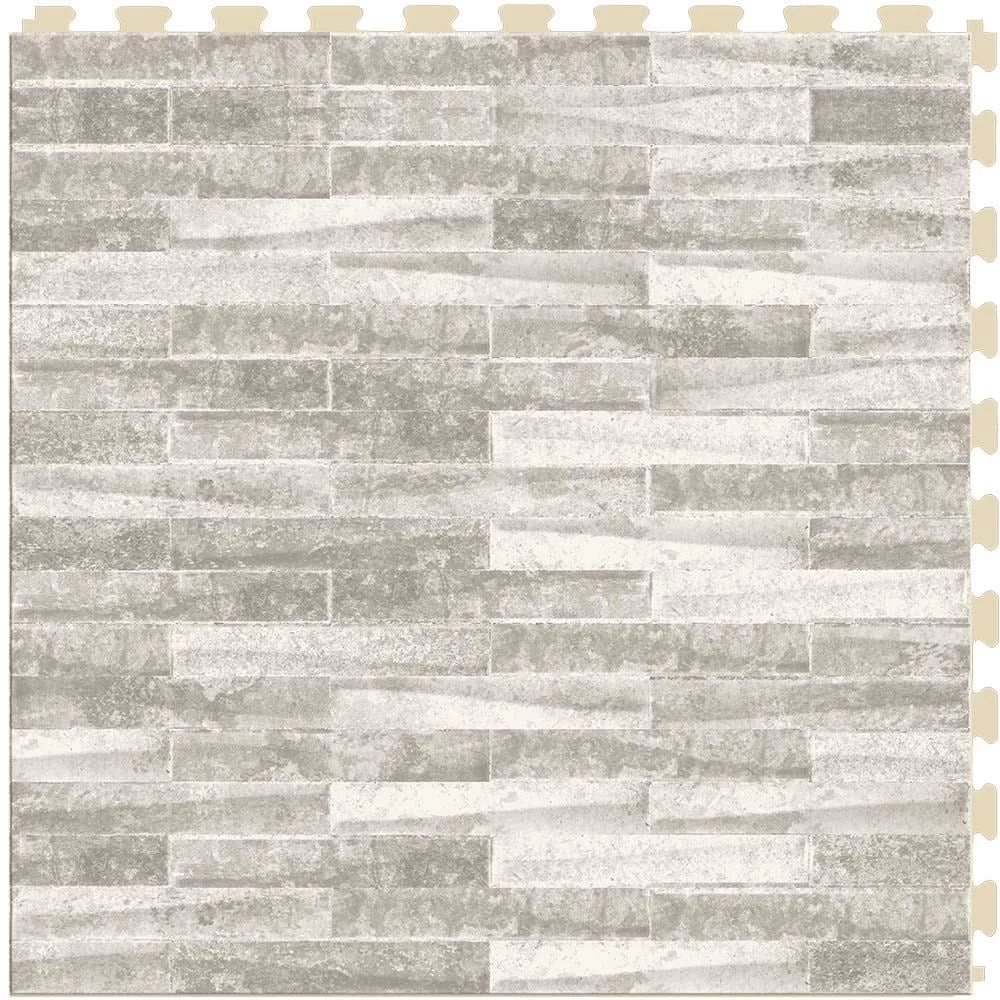 Perfection Floor Tile Master Mosaic Castle Stone/Satin 20-in X 20-in Water Resistant Interlocking Luxury Flooring (16.7-sq Ft) 1 Perfection Floor Tile Master Mosaic Castle Stone/Satin 20-in X 20-in Water Resistant Interlocking Luxury Flooring (16.7-sq Ft)