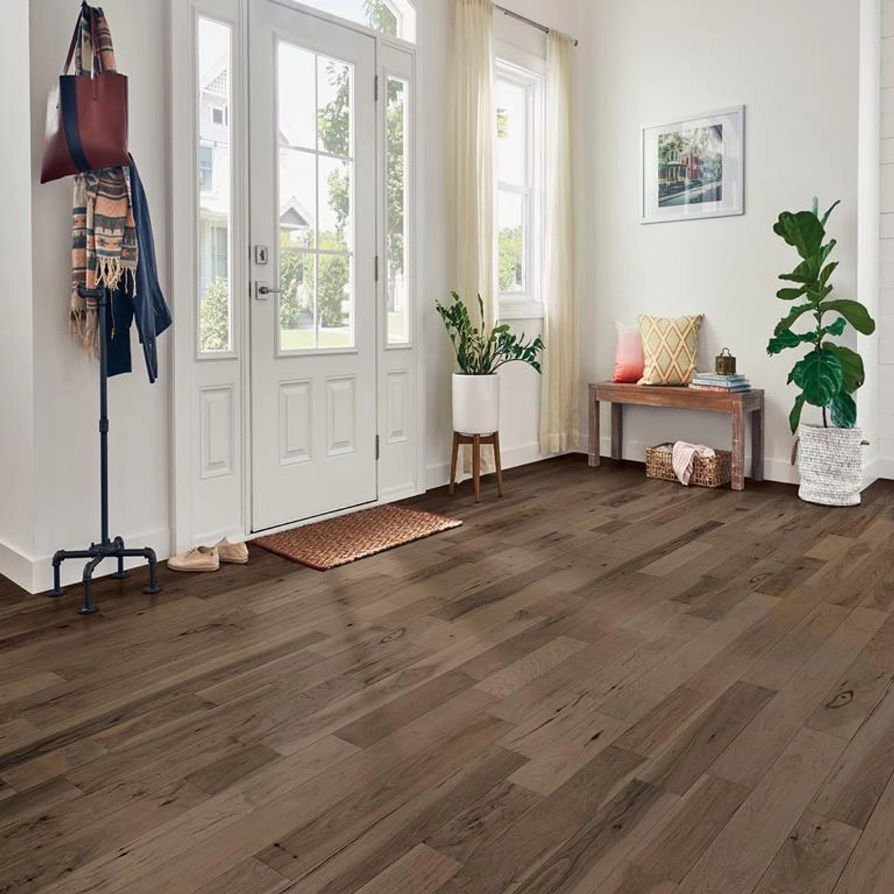 Robbins Natural Forest Scrape NFSH200H Calming Neutral 3/4" X 5" Hickory Hardwood Flooring 2 Robbins Natural Forest Scrape NFSH200H Calming Neutral 3/4" X 5" Hickory Hardwood Flooring - Image 2