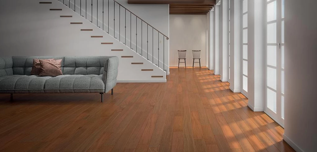 Classico BC12100 Natural 1/2" X 5" Brazilian Cherry Hardwood Flooring 3 Classico BC12100 Natural 1/2" X 5" Brazilian Cherry Hardwood Flooring - Image 3