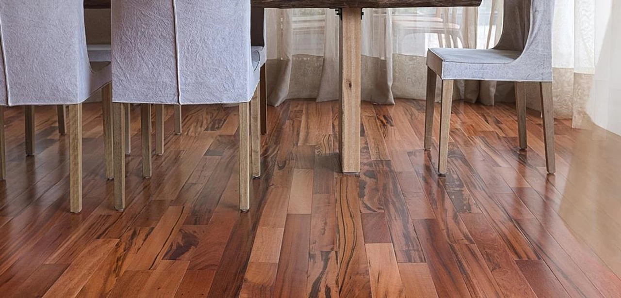 Solido TW3431000 Natural 3/4" X 3" Tigerwood Hardwood Flooring 1 Solido TW3431000 Natural 3/4" X 3" Tigerwood Hardwood Flooring