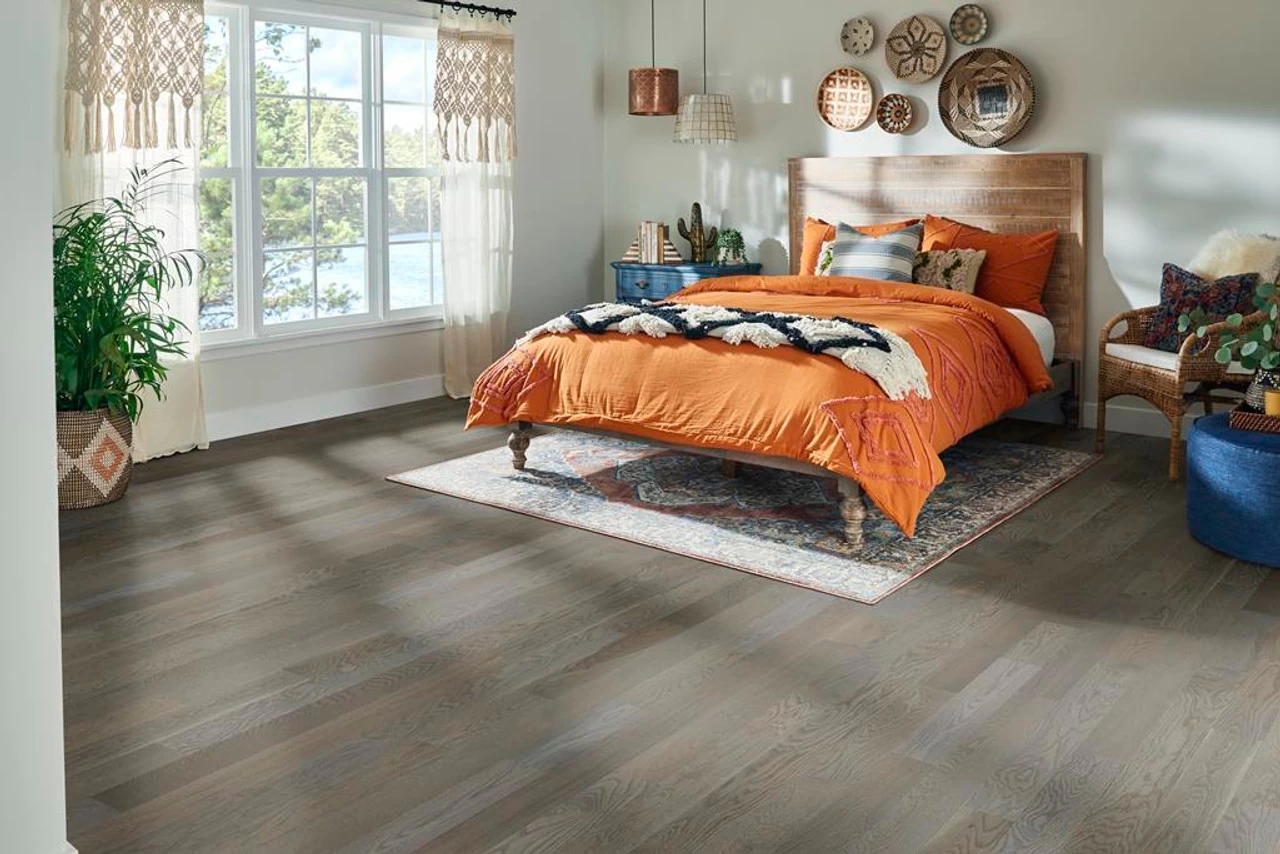 Robbins Natural Forest Smooth NFSK442S Understated Gray 3/4" X 4" Oak Hardwood Flooring 2 Robbins Natural Forest Smooth NFSK442S Understated Gray 3/4" X 4" Oak Hardwood Flooring - Image 2