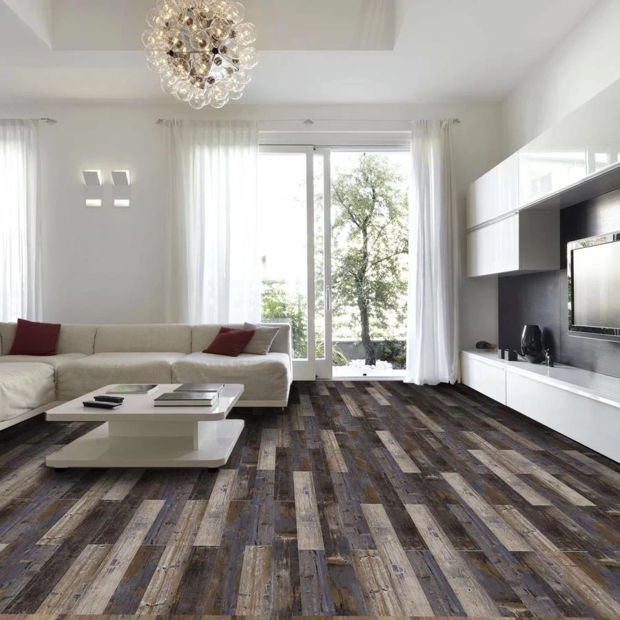 Deco Products 20-Piece 6-in X 36-in Samba. Blue, Violet, Brown, Beige Luxury Vinyl Plank Flooring 3 Deco Products 20-Piece 6-in X 36-in Samba. Blue, Violet, Brown, Beige Luxury Vinyl Plank Flooring - Image 3