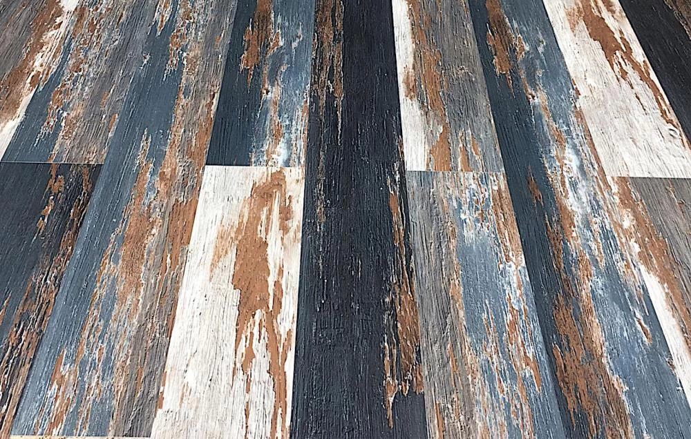 Deco Products 20-Piece 6-in X 36-in Samba. Blue, Violet, Brown, Beige Luxury Vinyl Plank Flooring 10 Deco Products 20-Piece 6-in X 36-in Samba. Blue, Violet, Brown, Beige Luxury Vinyl Plank Flooring - Image 10