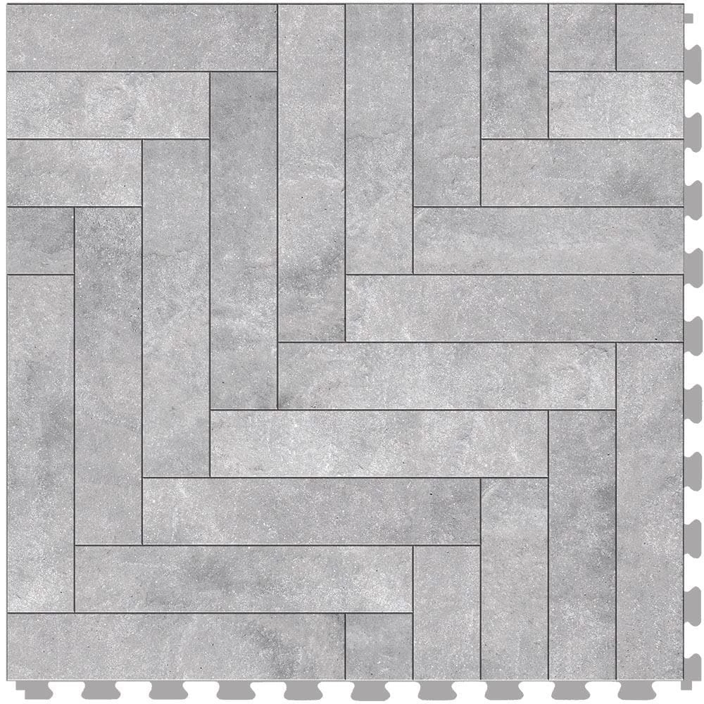 Perfection Floor Tile Master Mosaic Castle Stone/Satin 20-in X 20-in Water Resistant Interlocking Luxury Flooring (16.7-sq Ft) 4 Perfection Floor Tile Master Mosaic Castle Stone/Satin 20-in X 20-in Water Resistant Interlocking Luxury Flooring (16.7-sq Ft) - Image 4