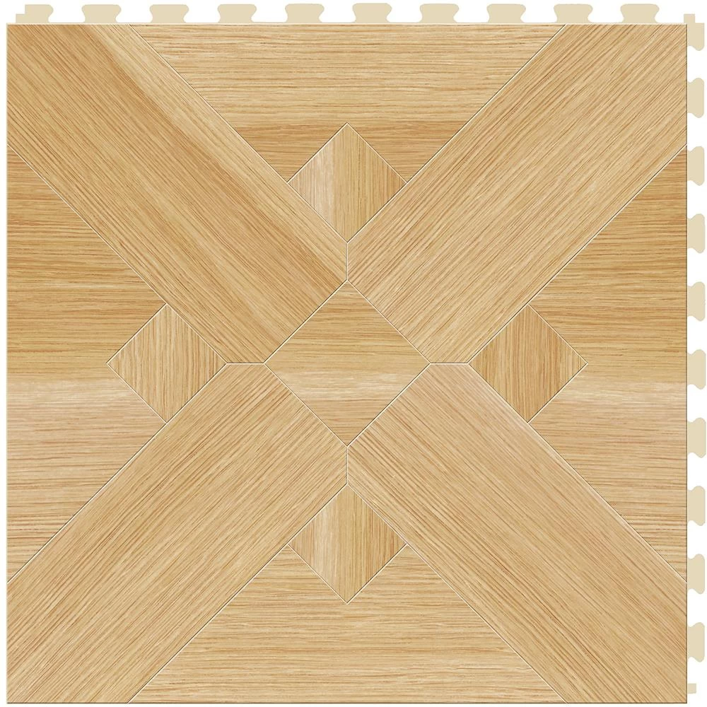 Perfection Floor Tile Bordeaux Wood Collection Bordeaux Walnut/Satin 20-in X 20-in Water Resistant Interlocking Luxury Flooring (16.7-sq Ft) 8 Perfection Floor Tile Bordeaux Wood Collection Bordeaux Walnut/Satin 20-in X 20-in Water Resistant Interlocking Luxury Flooring (16.7-sq Ft) - Image 8