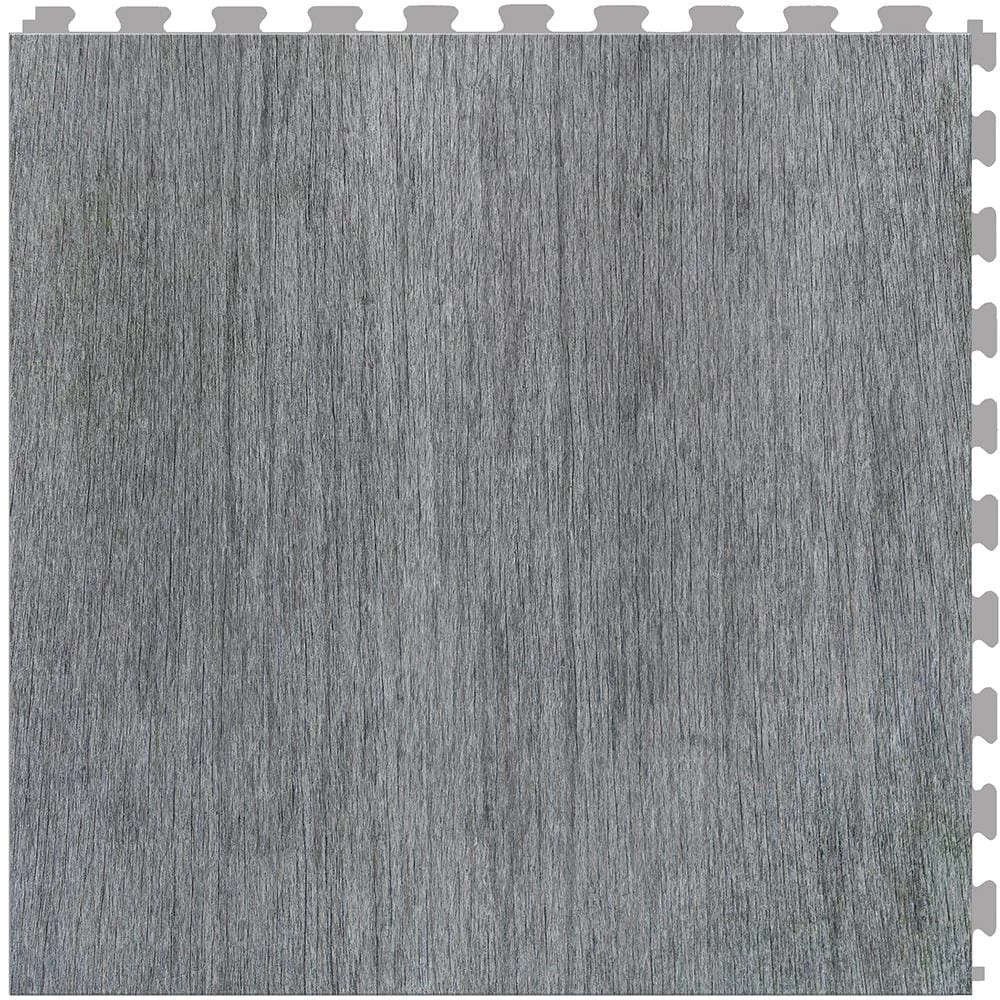 Perfection Floor Tile Deadwood Collection Barnwood/Satin 20-in X 20-in Water Resistant Interlocking Luxury Flooring (16.7-sq Ft) 1 Perfection Floor Tile Deadwood Collection Barnwood/Satin 20-in X 20-in Water Resistant Interlocking Luxury Flooring (16.7-sq Ft)