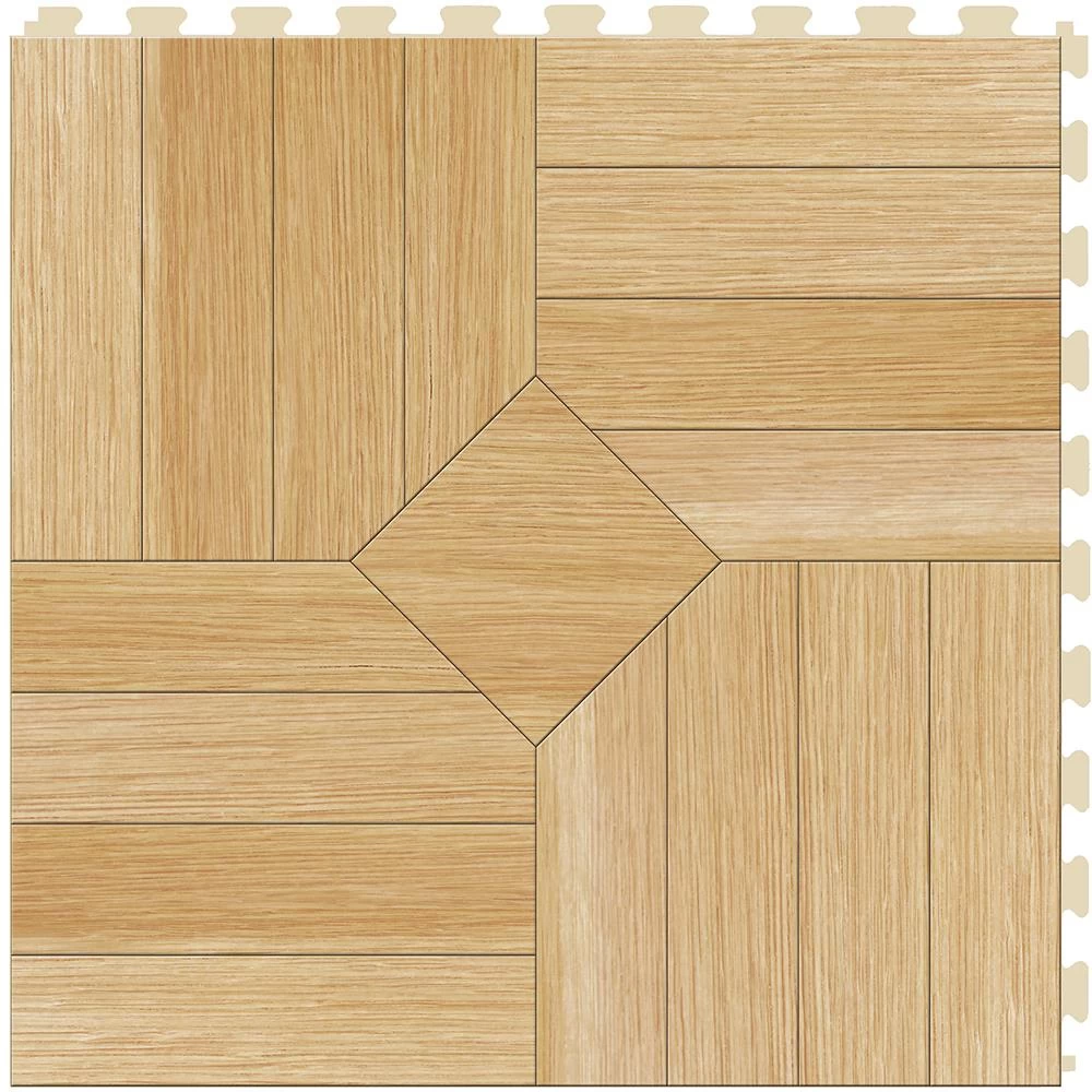 Perfection Floor Tile Bordeaux Wood Collection Bordeaux Walnut/Satin 20-in X 20-in Water Resistant Interlocking Luxury Flooring (16.7-sq Ft) 12 Perfection Floor Tile Bordeaux Wood Collection Bordeaux Walnut/Satin 20-in X 20-in Water Resistant Interlocking Luxury Flooring (16.7-sq Ft) - Image 12