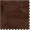 Perfection Floor Tile Stonecraft Collection Sedona Slate/Satin 20-in X 20-in Water Resistant Interlocking Luxury Flooring (16.7-sq Ft)