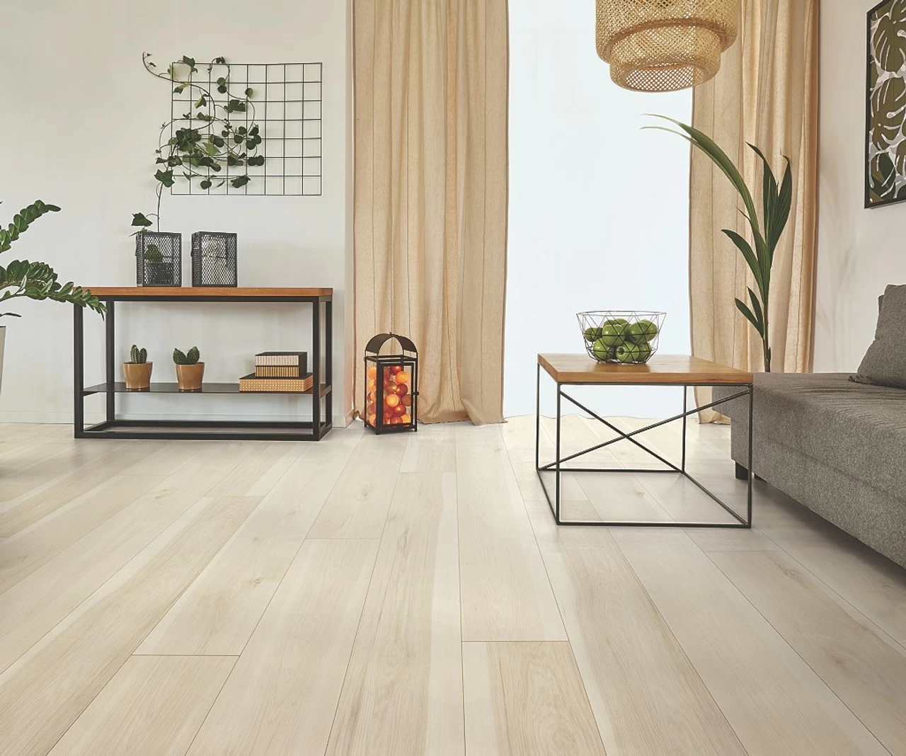 Mohawk Fulford CDL93-01 Bone Hickory 7 1/2" X 54" RevWood Select 12 MM Laminate Flooring 2 Mohawk Fulford CDL93-01 Bone Hickory 7 1/2" X 54" RevWood Select 12 MM Laminate Flooring - Image 2