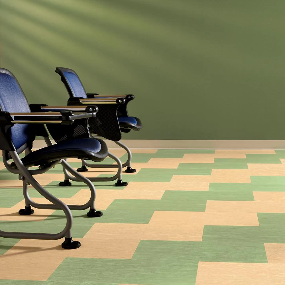 Armstrong Premium Excelon Raffia 12 In. X 24 In. Butter Commercial Vinyl Tile Flooring (44 Sq. Ft. / Case) 2 Armstrong Premium Excelon Raffia 12 In. X 24 In. Butter Commercial Vinyl Tile Flooring (44 Sq. Ft. / Case) - Image 2