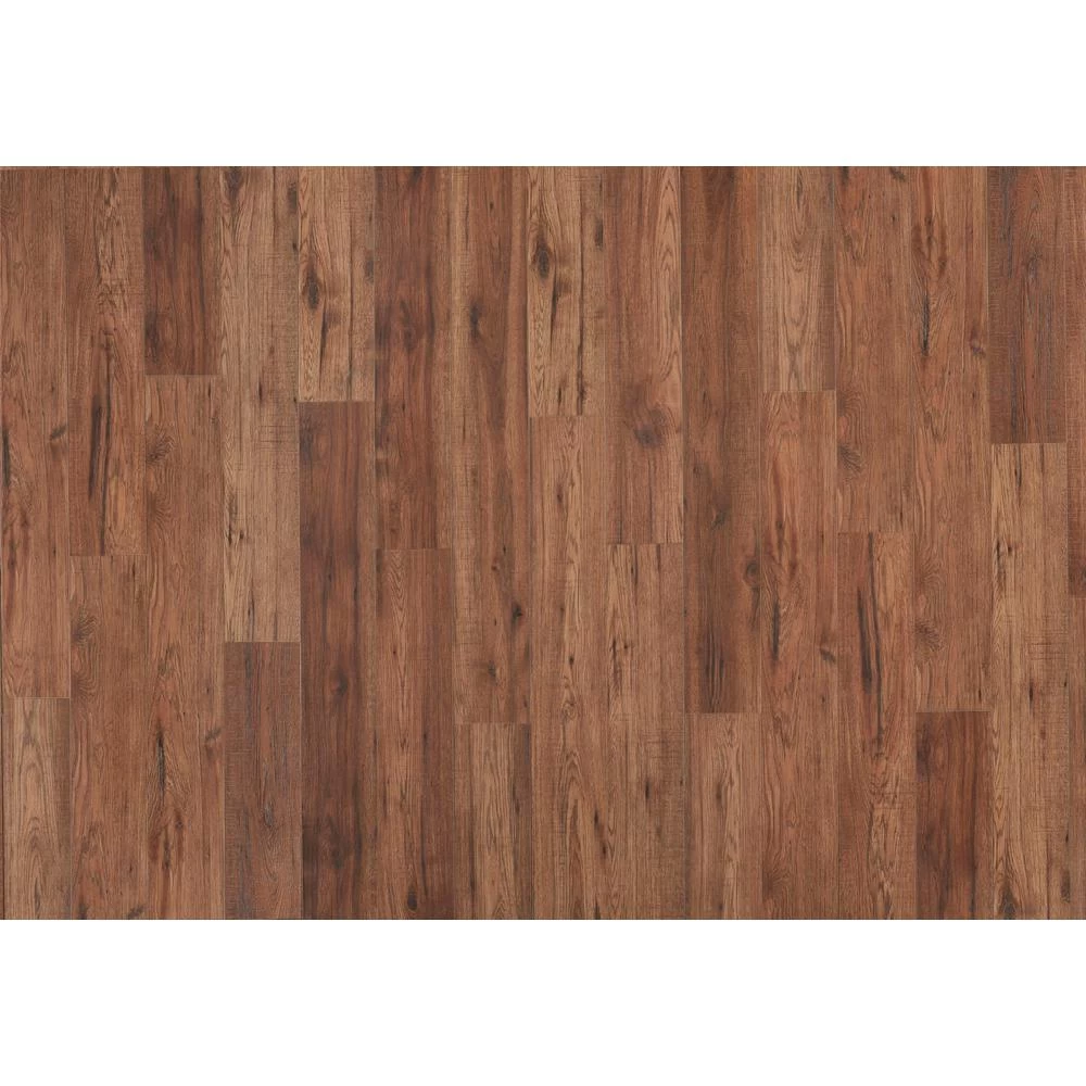 Home Decorators Collection Distressed Brown Hickory 12 Mm Thick X 6-1/4 In. Wide X 50-25/32 In. Length Laminate Flooring (15.45 Sq. Ft. / Case) 7 Home Decorators Collection Distressed Brown Hickory 12 Mm Thick X 6-1/4 In. Wide X 50-25/32 In. Length Laminate Flooring (15.45 Sq. Ft. / Case) - Image 7