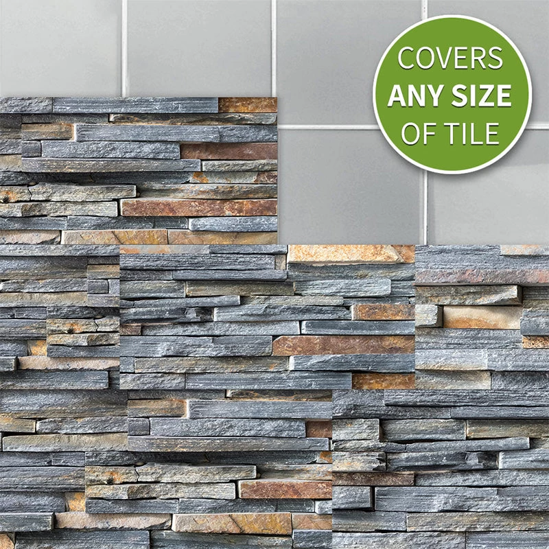 Self-Adhesive Vinyl Flooring Tiles Waterproof Peel And Stick Tiles Wall Stickers For Home Decor,Gray Wood Grain 2 Self-Adhesive Vinyl Flooring Tiles Waterproof Peel And Stick Tiles Wall Stickers For Home Decor,Gray Wood Grain - Image 2