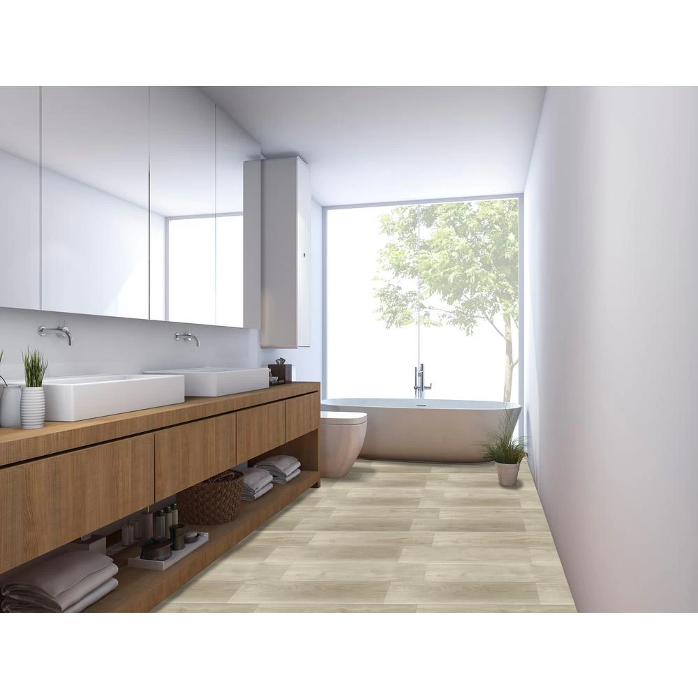 Home Decorators Collection Almond Truffle Maple 7 In. X 42 In. Rigid Core Luxury Vinyl Plank Flooring (20.8 Sq. Ft. / Case) 2 Home Decorators Collection Almond Truffle Maple 7 In. X 42 In. Rigid Core Luxury Vinyl Plank Flooring (20.8 Sq. Ft. / Case) - Image 2