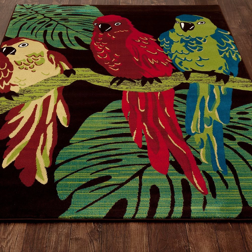 Art Carpet St. Croix Parrots Indoor Outdoor Rug 3 Art Carpet St. Croix Parrots Indoor Outdoor Rug - Image 3