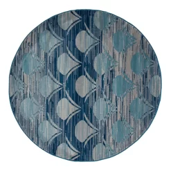 Art Carpet Oceanside Waves Blue Gray Indoor Outdoor Rug 7 Art Carpet Oceanside Waves Blue Gray Indoor Outdoor Rug -Carpet Floor Shop 3784122 ALT3