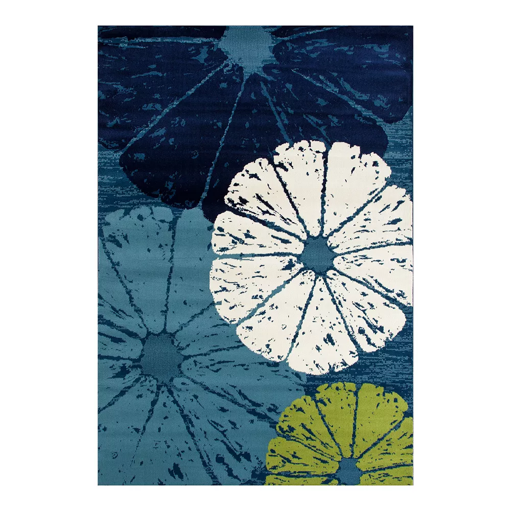 Art Carpet Oceanside Citrus Slice Blue Indoor Outdoor Rug 1 Art Carpet Oceanside Citrus Slice Blue Indoor Outdoor Rug