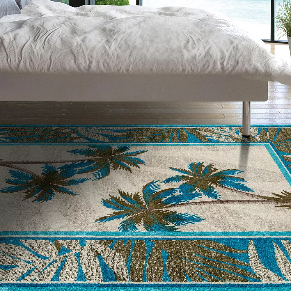 Art Carpet Bahama Frond Indoor Outdoor Rug 2 Art Carpet Bahama Frond Indoor Outdoor Rug - Image 2