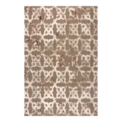 Art Carpet Amenia Beige Square Trellis Rug