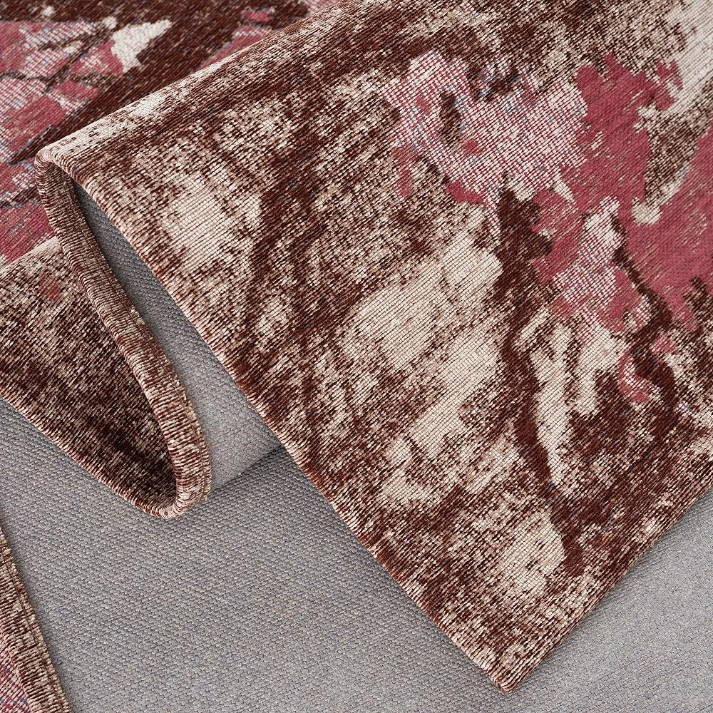 Art Carpet Festival Jacquard Woven Leaf Rug 3 Art Carpet Festival Jacquard Woven Leaf Rug - Image 3