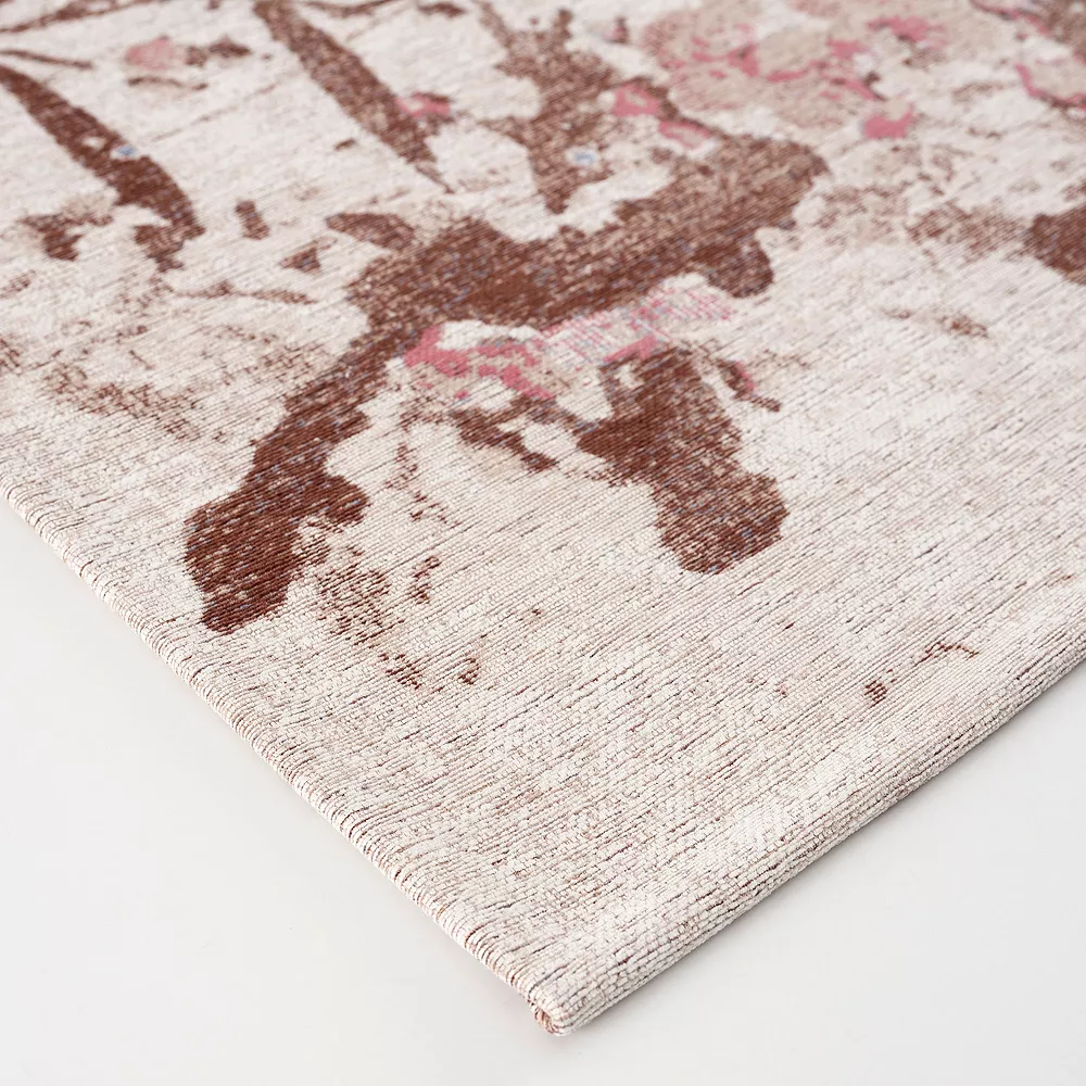 Art Carpet Festival Jacquard Woven Leaf Rug 6 Art Carpet Festival Jacquard Woven Leaf Rug - Image 6