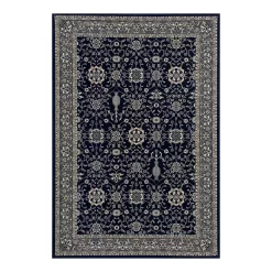 Art Carpet Kennidome Serene Border Navy Rug
