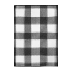 My Magic Carpet Buffalo Plaid Machine Washable Rug