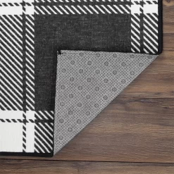 My Magic Carpet Buffalo Plaid Machine Washable Rug 8 My Magic Carpet Buffalo Plaid Machine Washable Rug -Carpet Floor Shop 4923019 ALT2