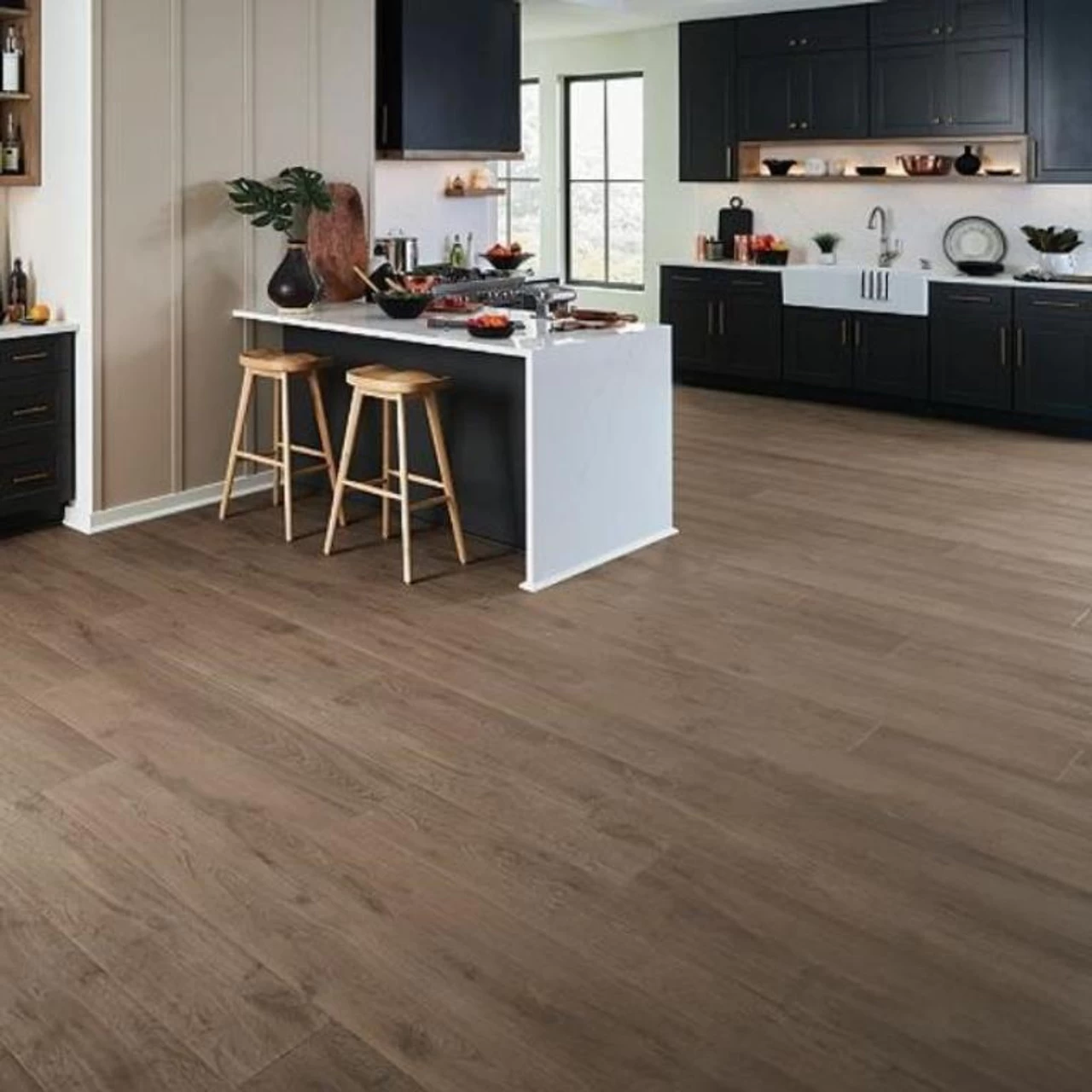 Karastan BelleLuxe Chateau Leon KLWO2-03 Merino Wool Oak 9-7/16" X 80-1/2" 10 MM Laminate Flooring 2 Karastan BelleLuxe Chateau Leon KLWO2-03 Merino Wool Oak 9-7/16" X 80-1/2" 10 MM Laminate Flooring - Image 2