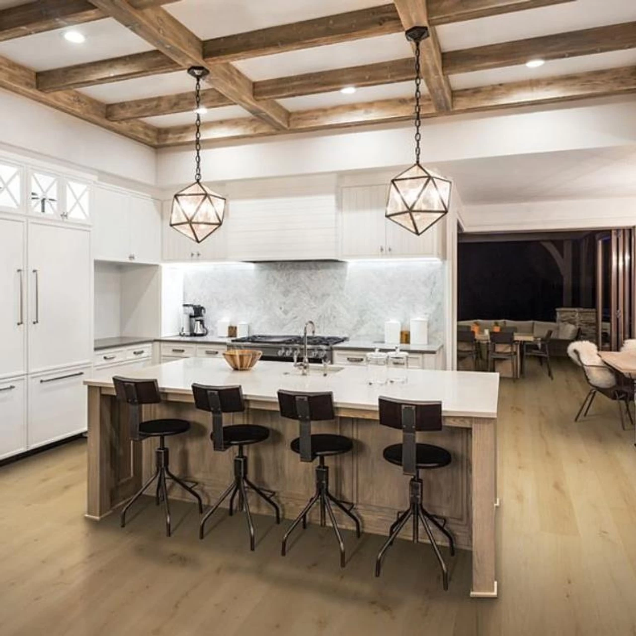 Karastan BelleLuxe Belhancourt KLWO3-03 Vintage Tea Oak 9-7/16" X 80-1/2" 10 MM Laminate Flooring 2 Karastan BelleLuxe Belhancourt KLWO3-03 Vintage Tea Oak 9-7/16" X 80-1/2" 10 MM Laminate Flooring - Image 2