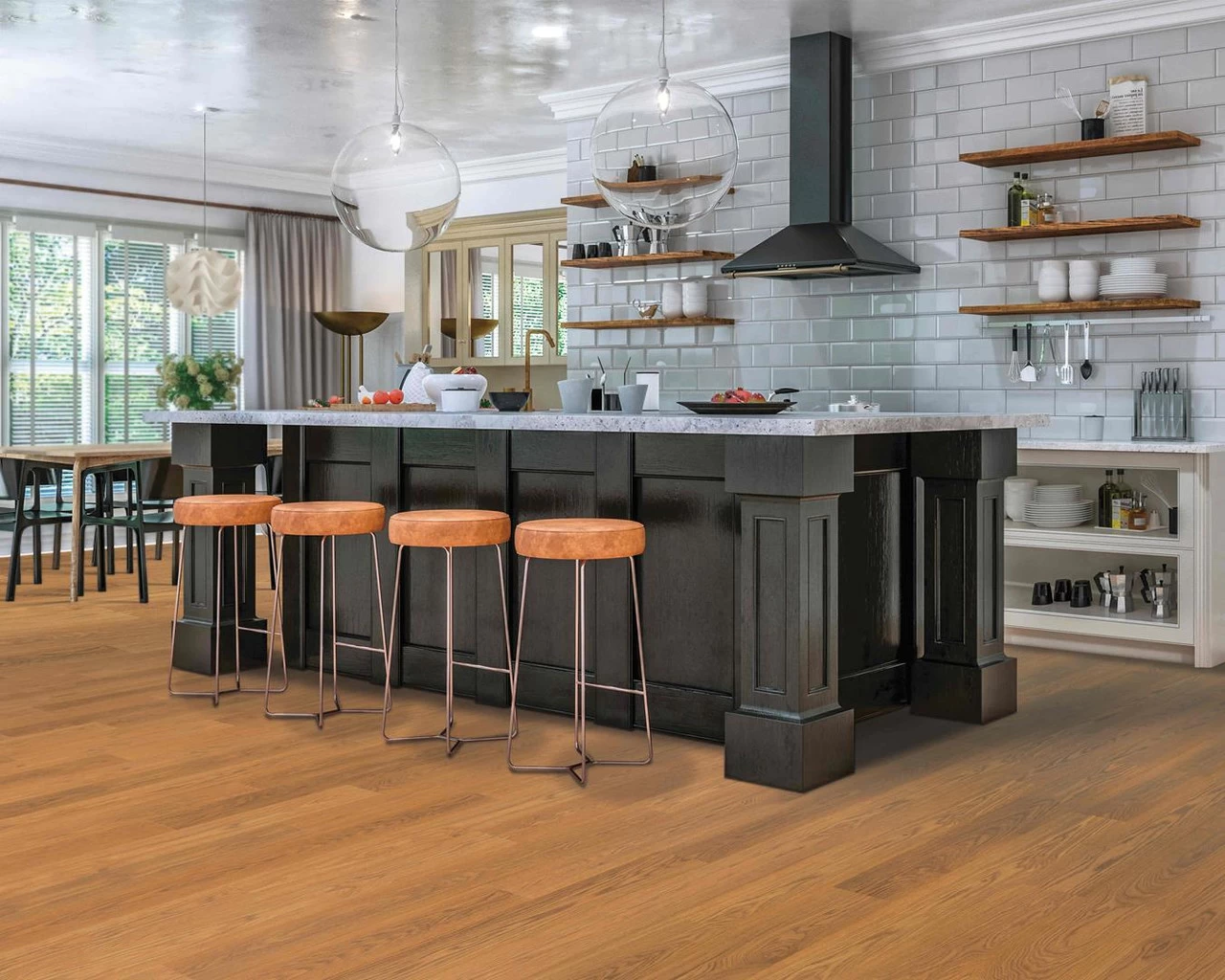 Mohawk RevWood Plus Sterlington CDL46-02 Malted Barley Oak 5-1/4" X 47-1/4" 8 MM Laminate Flooring 1 Mohawk RevWood Plus Sterlington CDL46-02 Malted Barley Oak 5-1/4" X 47-1/4" 8 MM Laminate Flooring