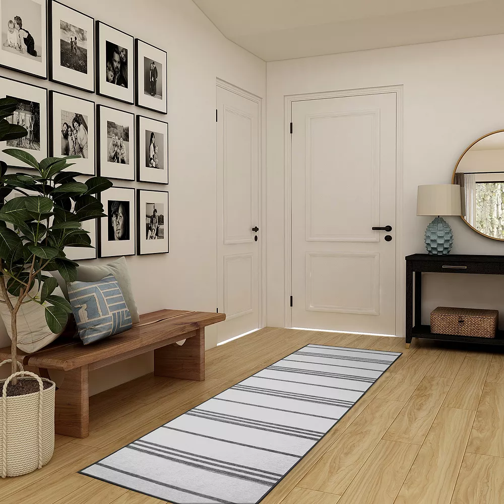 My Magic Carpet Stripe Machine Washable Rug 6 My Magic Carpet Stripe Machine Washable Rug - Image 6