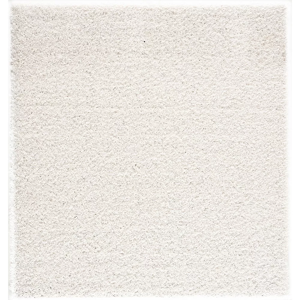 L'baiet Modern Indoor Rectangular Carpet, Pad, Mat Jenny White Shag 5' X 7' Rug 1 L'baiet Modern Indoor Rectangular Carpet, Pad, Mat Jenny White Shag 5' X 7' Rug