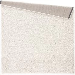 L'baiet Modern Indoor Rectangular Carpet, Pad, Mat Jenny White Shag 5' X 7' Rug 6 L'baiet Modern Indoor Rectangular Carpet, Pad, Mat Jenny White Shag 5' X 7' Rug -Carpet Floor Shop 5613824 ALT2