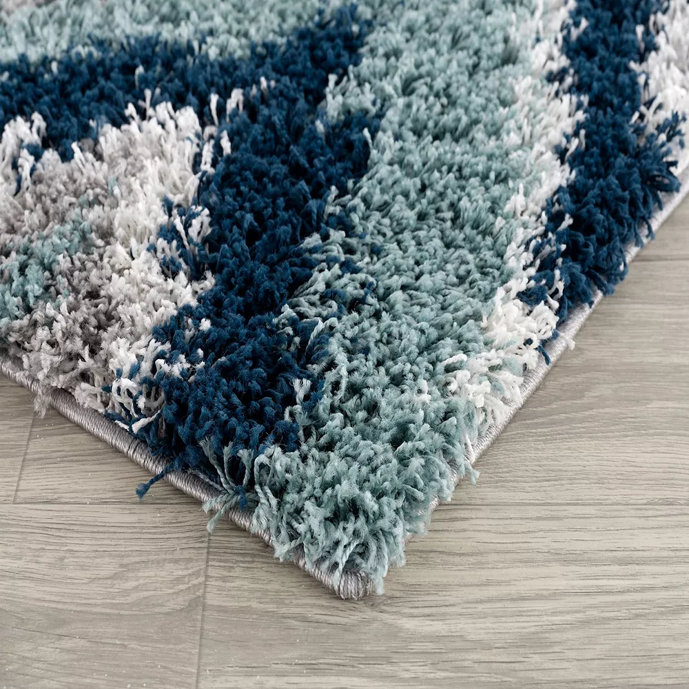 L'baiet Modern Indoor Rectangular Carpet, Pad, Mat Valentina Multicolor Shag 8' X 10' Rug 3 L'baiet Modern Indoor Rectangular Carpet, Pad, Mat Valentina Multicolor Shag 8' X 10' Rug - Image 3