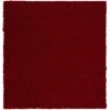 L'baiet Modern Indoor Rectangular Carpet, Pad, Mat Livia Red Shag 8' X 10' Rug