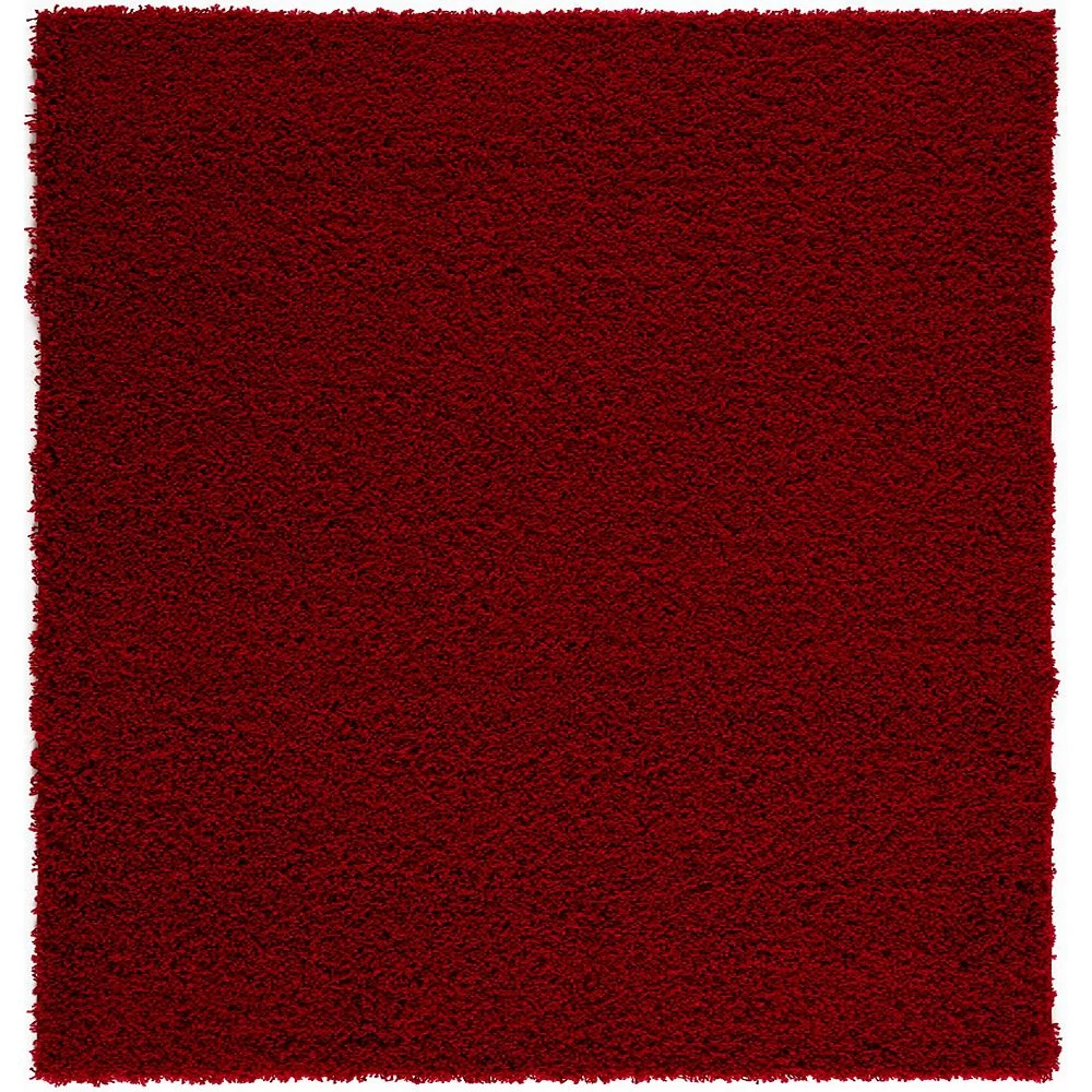 L'baiet Modern Indoor Rectangular Carpet, Pad, Mat Livia Red Shag 2' X 6' Rug 1 L'baiet Modern Indoor Rectangular Carpet, Pad, Mat Livia Red Shag 2' X 6' Rug