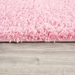L'baiet Modern Indoor Rectangular Carpet, Pad, Mat Gemma Pink Shag 5' X 7' Rug -Carpet Floor Shop 5613900 ALT3