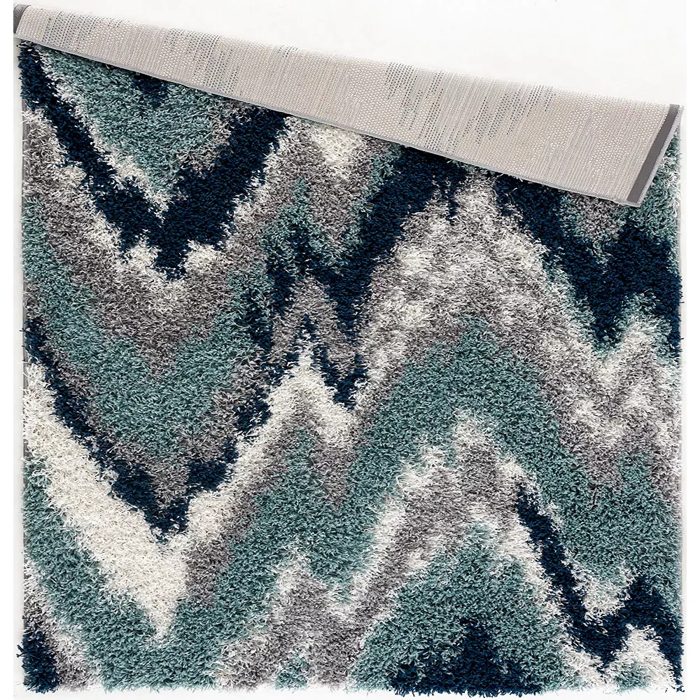 L'baiet Modern Indoor Rectangular Carpet, Pad, Mat Valentina Multicolor Shag 5' X 7' Rug 2 L'baiet Modern Indoor Rectangular Carpet, Pad, Mat Valentina Multicolor Shag 5' X 7' Rug - Image 2