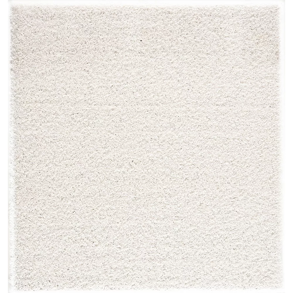 L'baiet Modern Indoor Rectangular Carpet, Pad, Mat Jenny White Shag 2' X 6' Rug 1 L'baiet Modern Indoor Rectangular Carpet, Pad, Mat Jenny White Shag 2' X 6' Rug
