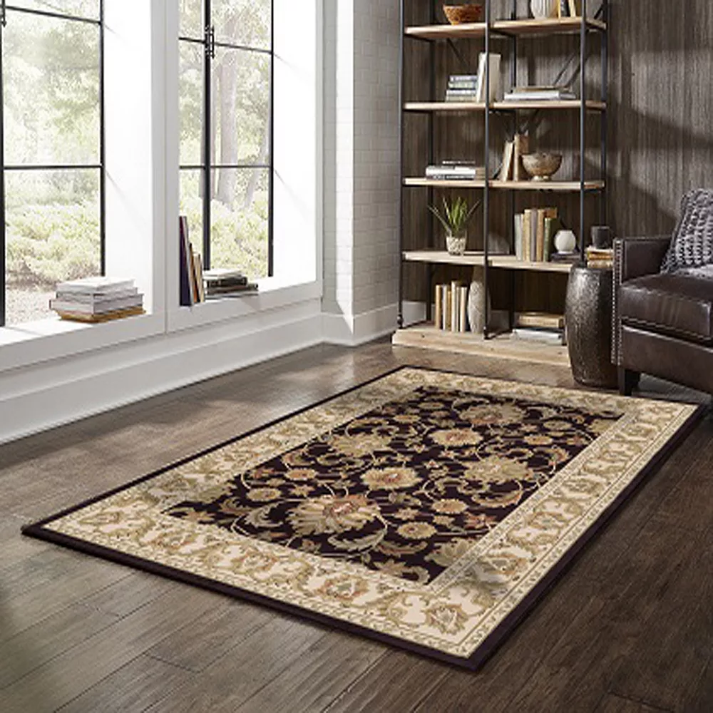 L'baiet Modern Indoor Rectangular Carpet, Pad, Mat Camilla Red Oriental 8' X 10' Rug 2 L'baiet Modern Indoor Rectangular Carpet, Pad, Mat Camilla Red Oriental 8' X 10' Rug - Image 2