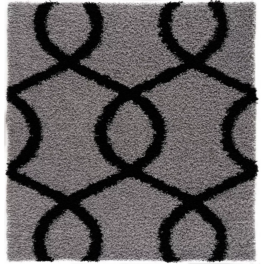 L'baiet Modern Indoor Rectangular Carpet, Pad, Mat Bianca Grey Shag 2' X 3' Rug 1 L'baiet Modern Indoor Rectangular Carpet, Pad, Mat Bianca Grey Shag 2' X 3' Rug