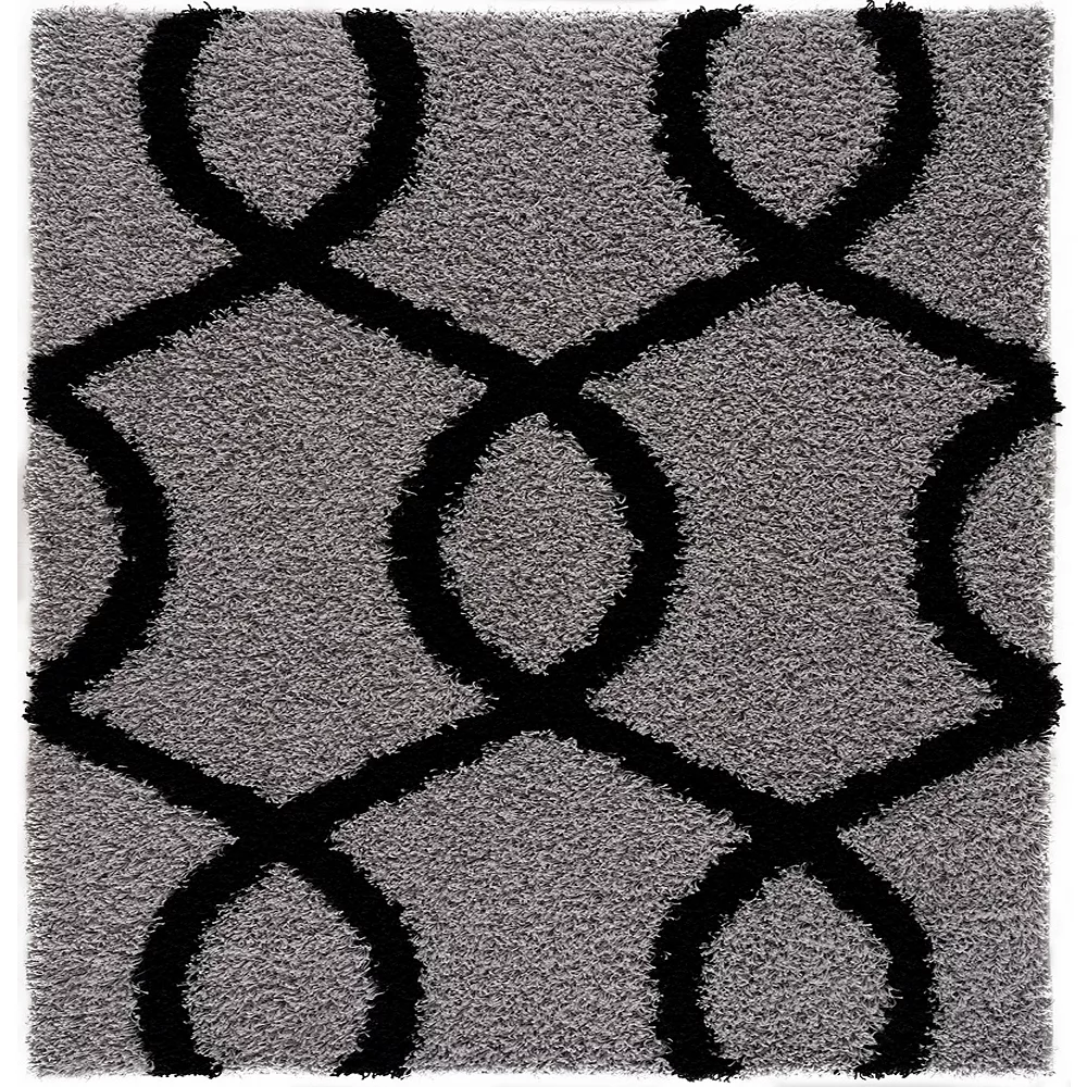 L'baiet Modern Indoor Rectangular Carpet, Pad, Mat Bianca Grey Shag 2' X 6' Rug 1 L'baiet Modern Indoor Rectangular Carpet, Pad, Mat Bianca Grey Shag 2' X 6' Rug
