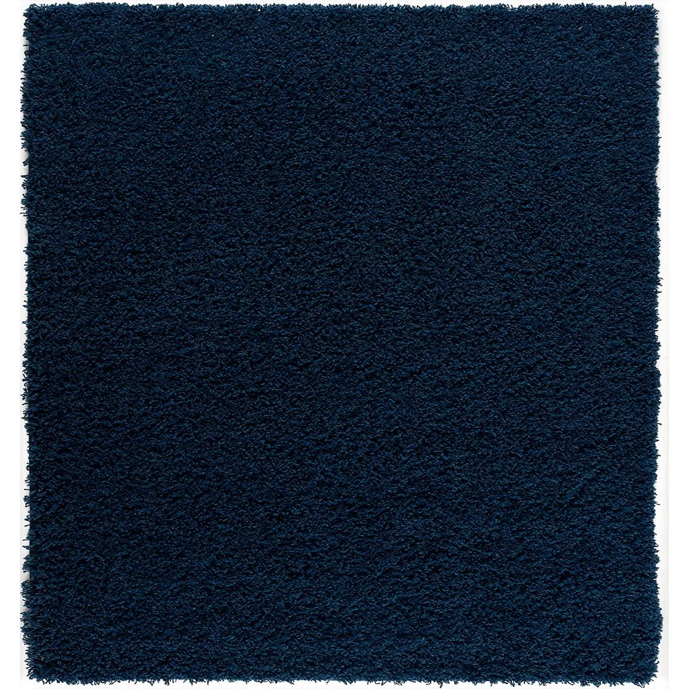 L'baiet Modern Indoor Rectangular Carpet, Pad, Mat Josie Navy Shag 5' X 7' Rug 1 L'baiet Modern Indoor Rectangular Carpet, Pad, Mat Josie Navy Shag 5' X 7' Rug