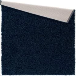 L'baiet Modern Indoor Rectangular Carpet, Pad, Mat Josie Navy Shag 5' X 7' Rug 6 L'baiet Modern Indoor Rectangular Carpet, Pad, Mat Josie Navy Shag 5' X 7' Rug -Carpet Floor Shop 5623448 ALT2
