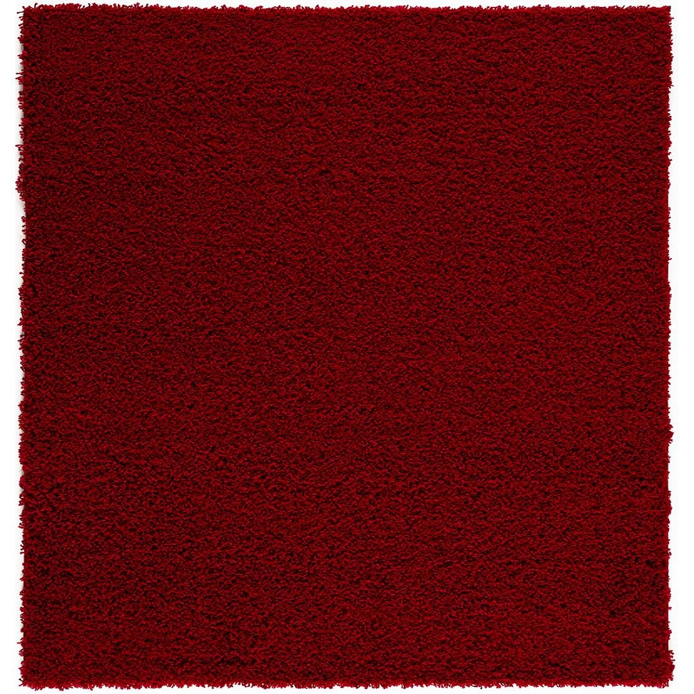 L'baiet Modern Indoor Rectangular Carpet, Pad, Mat Livia Red Shag 5' X 7' Rug 1 L'baiet Modern Indoor Rectangular Carpet, Pad, Mat Livia Red Shag 5' X 7' Rug