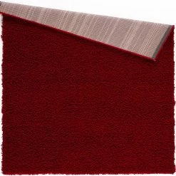 L'baiet Modern Indoor Rectangular Carpet, Pad, Mat Livia Red Shag 5' X 7' Rug 5 L'baiet Modern Indoor Rectangular Carpet, Pad, Mat Livia Red Shag 5' X 7' Rug -Carpet Floor Shop 5623453 ALT2