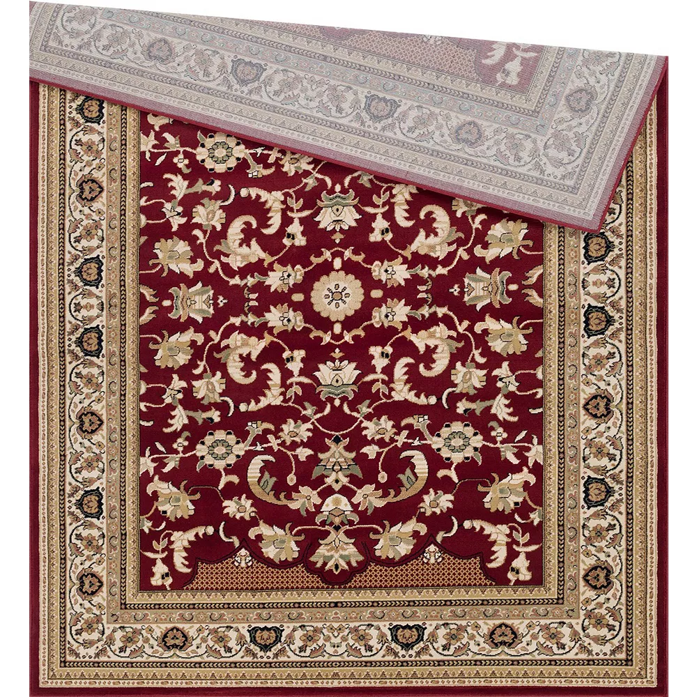 L'baiet Modern Indoor Rectangular Carpet, Pad, Mat Kalene Red Oriental 5' X 7' Rug 3 L'baiet Modern Indoor Rectangular Carpet, Pad, Mat Kalene Red Oriental 5' X 7' Rug - Image 3